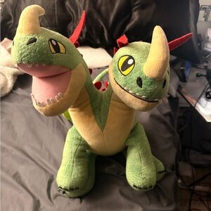 Build A Bear How To Train Your Dragon Barf & Belch Plushie 16” Collectible Toys
